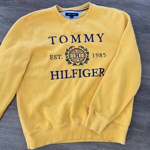 Tommy Hilfiger Sweatshirt Mustard Yellow Long Sleeve